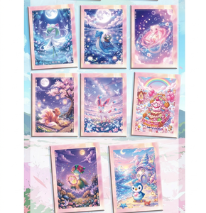 Set di Carte Misteriose Pokémon Anime Peel-Off, Stampa Artistica Giclée, Poster per Arredamento Sala Giochi, Oggetto <span class=keywords><strong>da</strong></span> Collezione, Vendita all'Ingrosso - Product Image 3