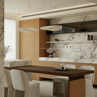 Meubles de cuisine modernes, armoires modulaires en MDF laqué, meubles de cuisine sur mesure, vente en gros directe d'usine