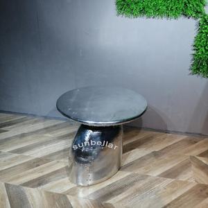 Mesa de centro de aluminio personalizada para sala de estar, mesa auxiliar de aviación, mesas inteligentes de esquina de <span class=keywords><strong>Metal</strong></span>, muebles de estilo <span class=keywords><strong>Industrial</strong></span> <span class=keywords><strong>Retro</strong></span> - Product Image 4