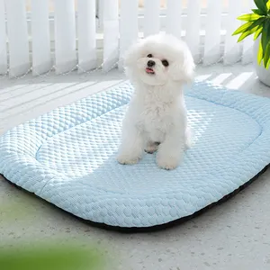Haustier-Selbstkühlung atmungsaktive Kühlmatte Hundematte Sommer-Bett für Hunde Katzenklo Kissen Outdoor Indoor Hundekühlmatte