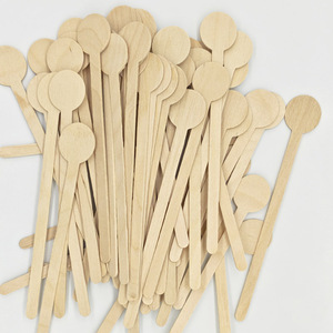 Eco Friendly Custom Birch <span class=keywords><strong>Wooden</strong></span> Square Head Coffee Stir Sticks Beba Agitadores com Gravura Do Logotipo para Café e Bar - Product Image 4