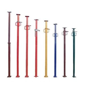 Yellow Steel Scaffold Pipes With Bracket Connectors Industrial Construction Equipment - Product Image 3