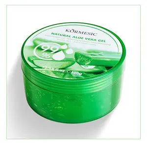 Private Label Natural Herbal Aloe Vera Moisturizing Cream Calming Reducing Redness Massage Skin Care Cream Gel Korea