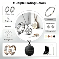 Collier pendentif tendance en acier inoxydable plaqué or 18 carats avec médaille Saint Benoît et croix orthodoxe, idéal pour les fêtes et la mode raffinée