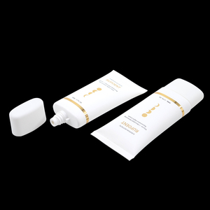 化粧品包装チューブスクイズソフトプラスチックローションスキンケアハンドアイクリーム日焼け止め化粧品フラットチューブカスタム - Product Image 1