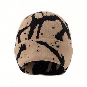 Wholesale Custom Jacquard Logo Knitted 100% Acrylic Breathable Waterproof High Quality Unisex Beanie <b>Hat</b> <b>Winter</b> Sports Skiing - Product Image 2