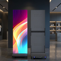 Kiosque sur pied de 45 pouces, lecteur vidéo LCD Android, affichage publicitaire, totem numérique intérieur, signalisation tactile numérique, IP65, animation activée