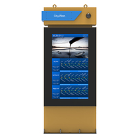 Arrêt de bus Affichage des informations passagers LCD 55 pouces avec WiFi 4G en option écran d'affichage lcd de bus écran publicitaire