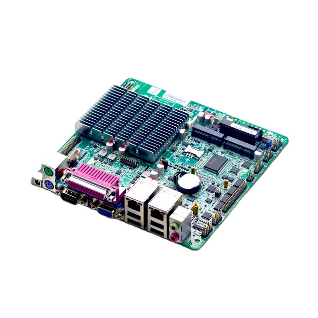 Intel X86 J1900 4 Core DDR3 Single Channel SATA Integrated Dual Ethernet Fanless Mini ITX Desktop Motherboard New