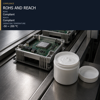 Pâte thermique blanche pour modules d'alimentation et interface de dissipateur thermique -50 ℃   ~ 200 ℃   Dissipation de chaleur, conductivité thermique ISO 9001 2,5 W/mK