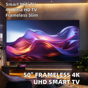 Televisor LED Inteligente 4K UHD sin Marco de 32 y 50 Pulgadas para Hoteles, con Android, WiFi, Reproductor Multimedia para Juegos y Streaming, Venta al Por Mayor OEM - Product Image 2