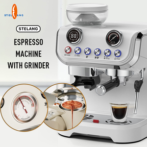 Máquina de Café Espresso Semiautomática 3 en 1 de Fábrica Stelang OEM, Cafetera Espresso Integrada para Cafetería - Product Image 6