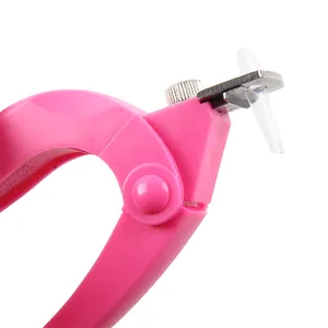 TSZS High Quality Professional Art Nail Pink Tip Cutter For Finger Nail Cutting False Nail Clipper Pedicure Manicure Tool