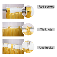 Rideau de fond de scène pour mariage, décoration de fête d'anniversaire à domicile, draperie avec perles à pampilles, fond de scène, swag, cantonnière