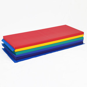 5-Fold PVC Thể dục dụng cụ TUMBLING mat, 5 cm EPE mật độ cao bọt, 5-panel gấp với gia cố xử lý cho nhà/phòng tập thể dục/Đào Tạo - Product Image 2