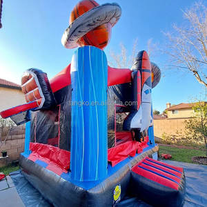 Weltraumrakete Kids Bounce House Fusée spatiale Hupfburg Party <span class=keywords><strong>Location</strong></span> d'équipement <span class=keywords><strong>pour</strong></span> événements - Product Image 2