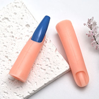 Paquet de 5 doigts magnétiques en Silicone moule Nail Art pratique doigts pour la photographie pour les outils d'art des ongles à la main
