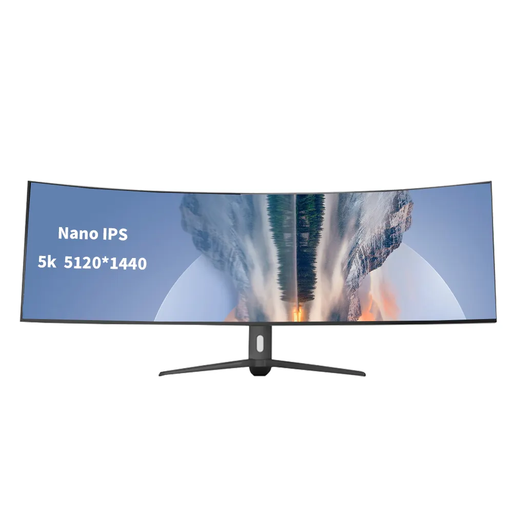LGD NANOIPS 49 Inch Super Wide Screen Gaming Monitor 4K 5K 75Hz 60Hz Curved LCD LED PC Computer DP Type-C Interface Anti-Blue