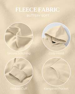 Logotipo personalizado 60 Algodón 40 Poliéster Sudaderas Drop Shoulder Plus Size Mujeres Sudaderas Gráfico Señoras Sudaderas - Product Image 4