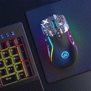 เมาส์เกมมิ่ง AI Smart Dialogue จากโรงงานโดยตรง 3 โหมด ชาร์จไฟได้ ไฟ RGB ปรับแต่งได้ ออกแบบตามหลักสรีรศาสตร์ สำหรับพีซี แล็ปท็อป AI Writin - Product Image 4