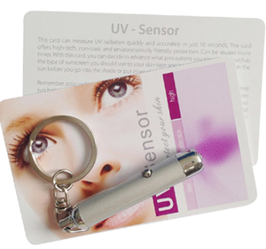 Free Sample Custom Plastic UV Test Card Quick Response Gift Cards