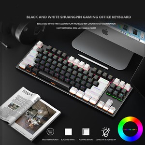 <span class=keywords><strong>Clavier</strong></span> mécanique de jeu 87 touches <span class=keywords><strong>Clavier</strong></span> ergonomique <span class=keywords><strong>Gamer</strong></span> RGB rétroéclairé <span class=keywords><strong>meilleur</strong></span> budget <span class=keywords><strong>clavier</strong></span> mécanique - Product Image 4