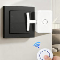 Interrupteur sans fil à télécommande, bouton d'éclairage automatique, interrupteur à tige poussoir, télécommande, bouton d'arrêt d'éclairage intérieur