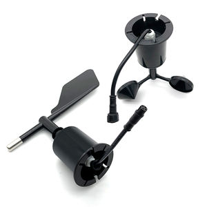 Umgebungs signal Ausgangs impuls anzeige 0 ~ 70 mt/s 3 Cup Vane Wind geschwindigkeit richtungs messer Anzeige Anemometer für Wind geschwindigkeit - Product Image 1
