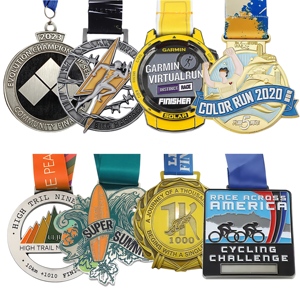Fabricante de Medallas, Diseño al por Mayor, Medallas y Trofeos Deportivos Personalizados de Aleación de Zinc, Premios 3D para Maratón - Product Image 2