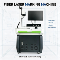 Machine de marquage laser à fibre industrielle Huike pour bijoux en or, argent, cuivre, montres, stylos, logos et numéros de série