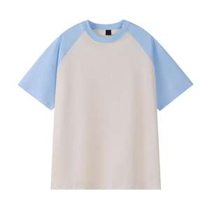 Camiseta de Manga Raglán Ajustada y Transpirable de 210 g/m², 100 % Algodón, Nueva Camiseta Deportiva Informal Estampada para Hombre, Talla Grande - Product Image 2