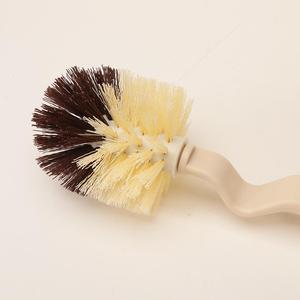 Brosse de toilette à long manche pour un nettoyage en profondeur, durable, écologique, en PP, à poils rigides, pour le nettoyage des fentes sous le rebord. - Product Image 3