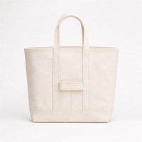 Sac fourre-tout en toile de coton 12 oz, réutilisable, avec poignées, logo personnalisé, pour courses, vente au détail et en gros