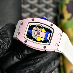 Reloj de Alta Calidad de 45x31 mm, Caja de Cerámica Rosa, Movimiento 6T51, Reloj Mecánico Automático, Reloj de Moda Versátil para Mujer - Product Image 4