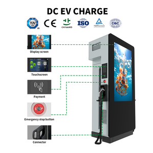 Station <span class=keywords><strong>de</strong></span> <span class=keywords><strong>recharge</strong></span> rapide pour véhicules électriques Electway 120 kW 240 kW, montée au sol, chargeur <span class=keywords><strong>de</strong></span> véhicules électriques commercial avec terminal POS - Product Image 3