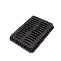 Grille de drainage composite SMC anti-corrosion OEM, capacité de charge 10T, pour drainage des places piétonnières et des routes