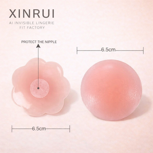 Copricapezzoli in Silicone delicato sulla pelle a forma di petalo copricapezzoli per ragazza carina adesivi per reggiseno riutilizzabili Sexy - Product Image 3