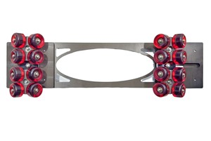 QFYS nampan roda Boogie ringan kamera pintu Dolly Skateboard portabel dengan roda untuk Quad Dolly Track - Product Image 3