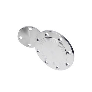 Placa Ciega de Acero Inoxidable con Brida DN100 PN10 16 HG5028 Pulida, Conexión Circular para Soldadura - Product Image 2