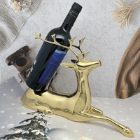 Vin cadeau casier à vin cerf porte-bouteille de vin Statue présentoir comptoir support mariage centres de table décorations de table pour la maison