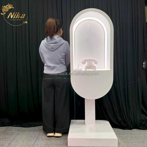 NIKA Hot Sales Party <strong>Wedding</strong> Phone Booth with LED Light Audio <strong>Guestbook</strong> Stand White Telephone Booth <strong>for</strong> <strong>Wedding</strong> Decoration - Product Image 1