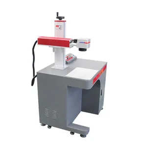 CNC fiber laser marking machine with rotary device