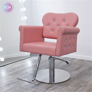 Chaise de salon multifonction en cuir Pu et ensemble de miroir Salon de maquillage Chaises de <span class=keywords><strong>coiffeur</strong></span> pour femmes pour salon de beauté - Product Image 3