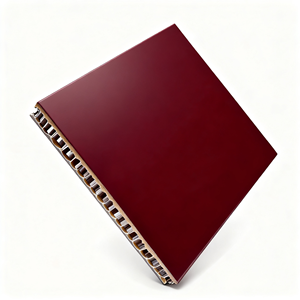 Échantillon gratuit de panneau alvéolé en aluminium anti-collision, revêtement PVDF, léger et ignifuge pour hôtel moderne - Product Image 3