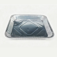 Einweg-Aluminium-Schale in 1/3 Größe für Dampfgarer, zum Servieren, Backen und Kochen von Speisen