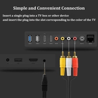 1.5M 3.5mm Jack Plug Mâle à 3 RCA Mâle Adaptateur Musique Audio Vidéo AV AUX Câble Fil Cordon Pour Haut-Parleur Ordinateur Portable DVD TV P