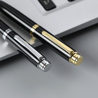 Nouveau mini stylo bille portable professionnel en métal avec encre noire, pointe de 1,0 mm – Stylo promotionnel créatif à mécanisme rotatif de style court