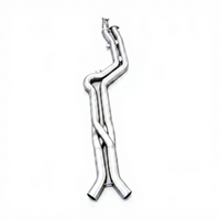 Tuyau d'échappement intermédiaire en Z à haut débit et longueur égale en acier inoxydable SS304 pour BMW M2 F87 M3 F80 M4 F82 S55 3.0T Son profond Racing