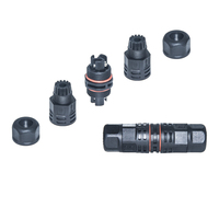 Adaptateur de lampe d'extérieur M20-2p 3p à passage direct, prix d'usine, connecteurs étanches