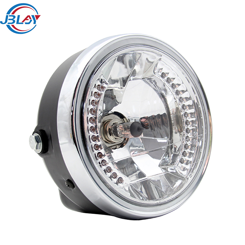 8-дюймовая фара для мотоцикла, светодиодные модифицированные фары с кольцом ангела для Harley, фара ближнего света с поворотным светом